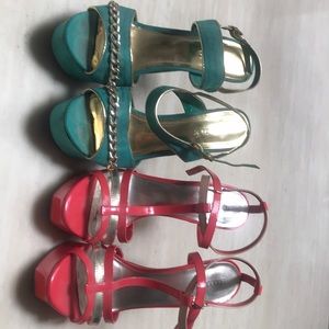 2 pairs of high heels